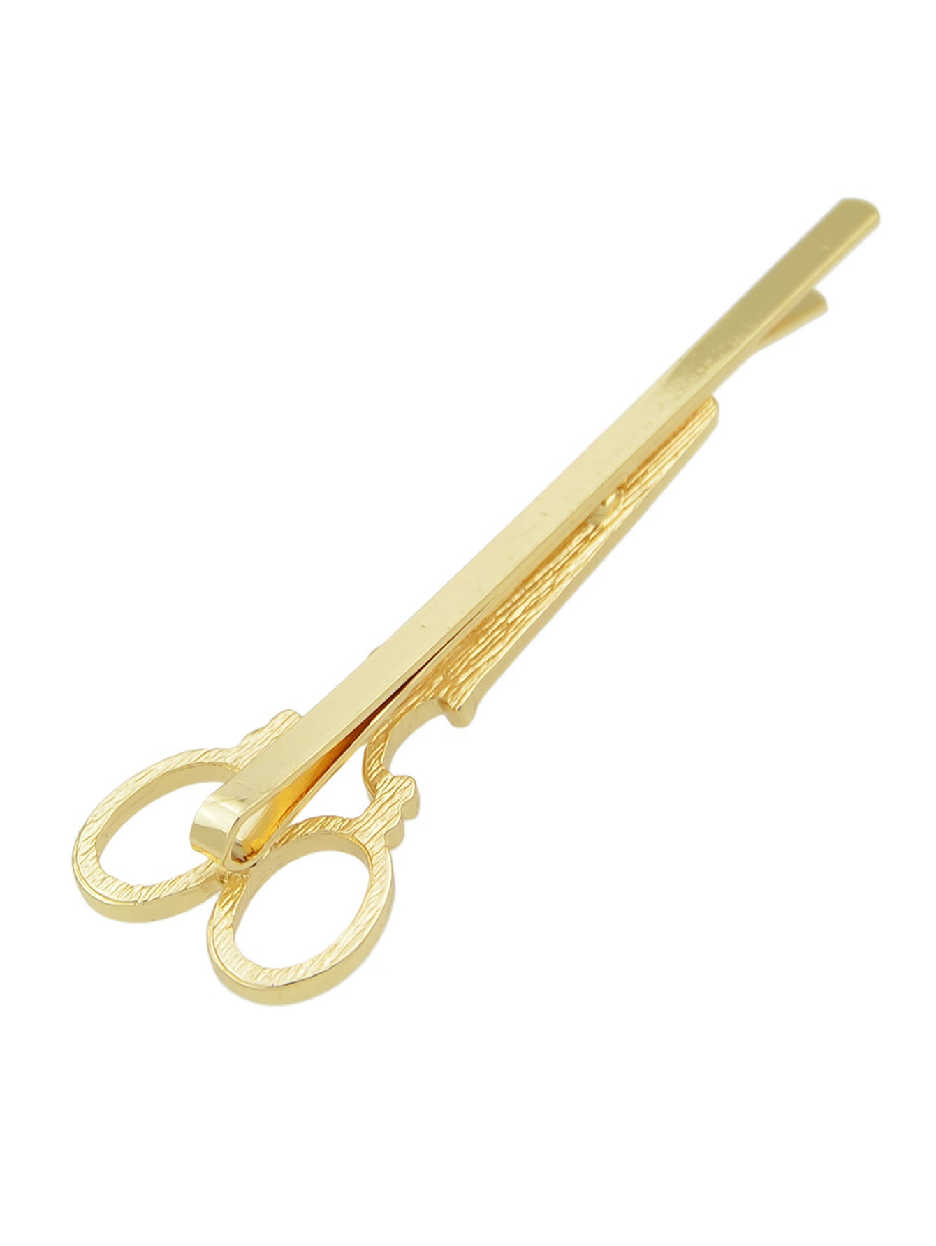1pc Punk Gold Silver Scissors Hair Clips Barrette Women Fashion Hair Accessories-3