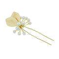 Hair Accessories Pearl Beads Gold Leaf Hair Sticks Wedding Party Hair Clips Gift-0